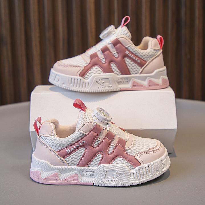 儿童鞋子男童板鞋2024秋季新款网面透气小白鞋女童跑步运动鞋批发