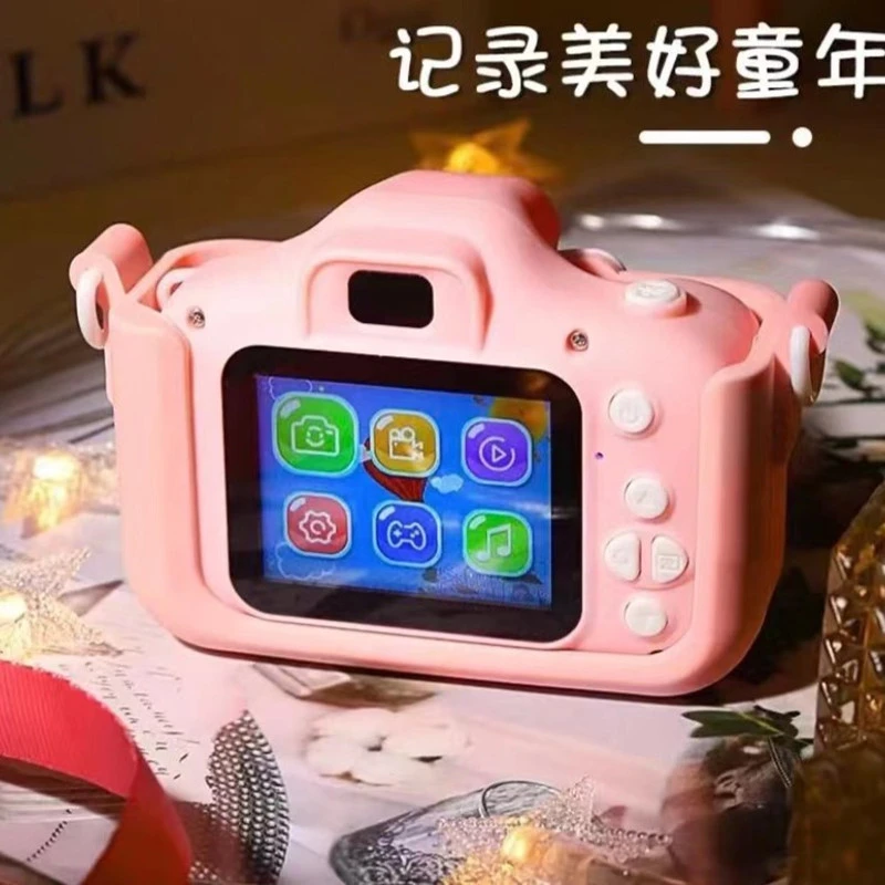 全新户外相机小孩拍立得儿童玩具物蓝色粉色可选