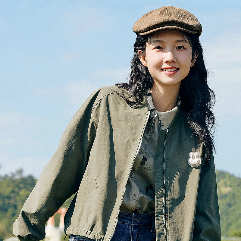紫涵落肩袖夹克外套秋季球服灯笼袖Z3Z07BS251