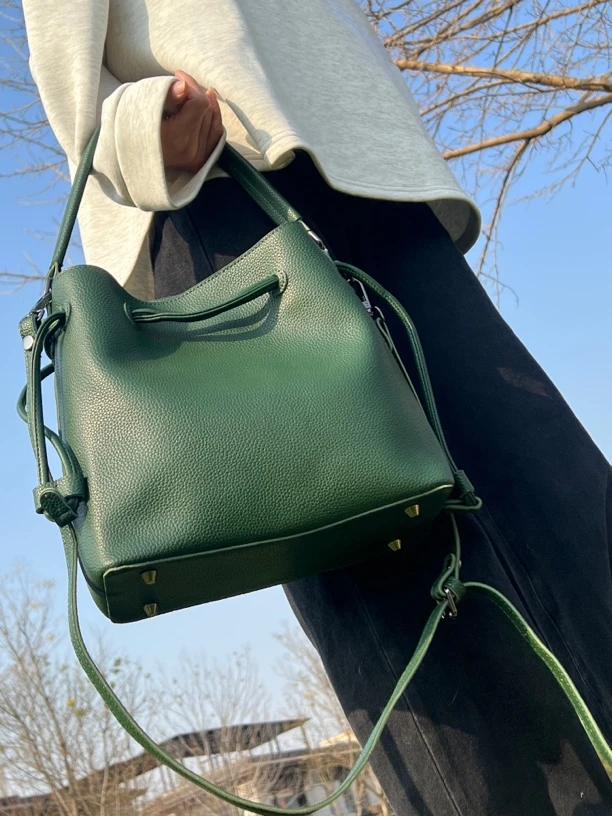 橙子轻奢401——450单肩斜挎包，对应编码慵懒风腋下，百搭气质