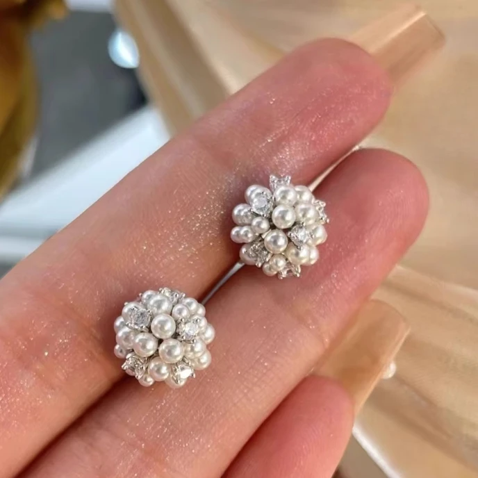 铜合金锆石耳饰 【直播间同款】059-LQM-240007耳针