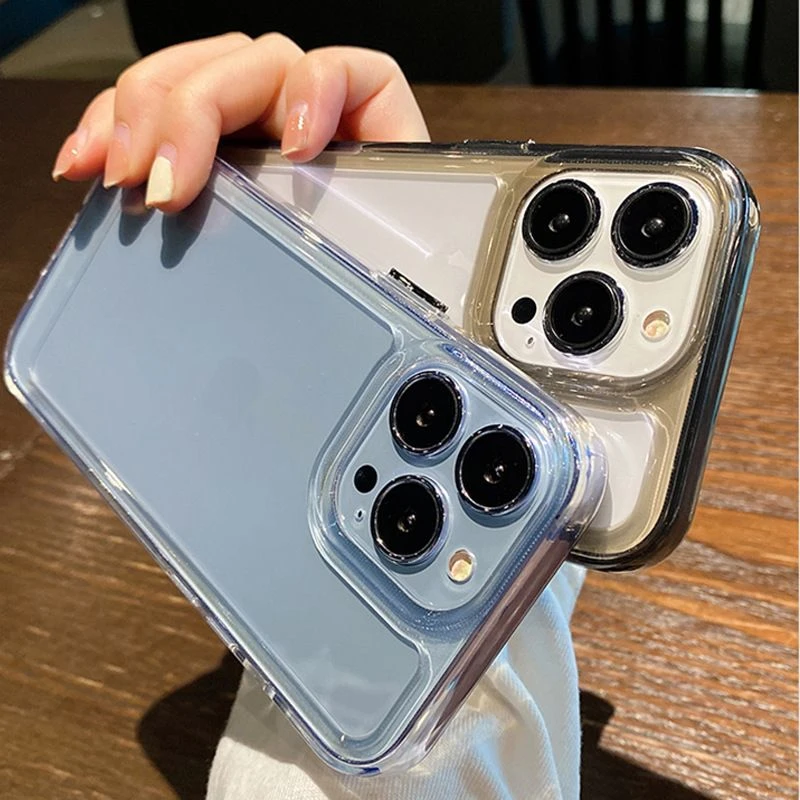 简约高级感太空壳iPhone14promax手机壳苹果15防摔加厚13半包12软