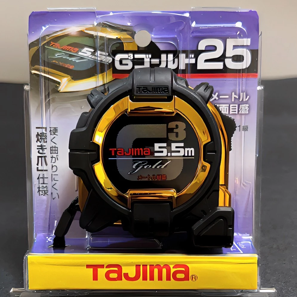 TaJIma/田岛G3-LOCK系列 包胶防摔 煅烧磁爪 金钢卷尺 配安全别扣