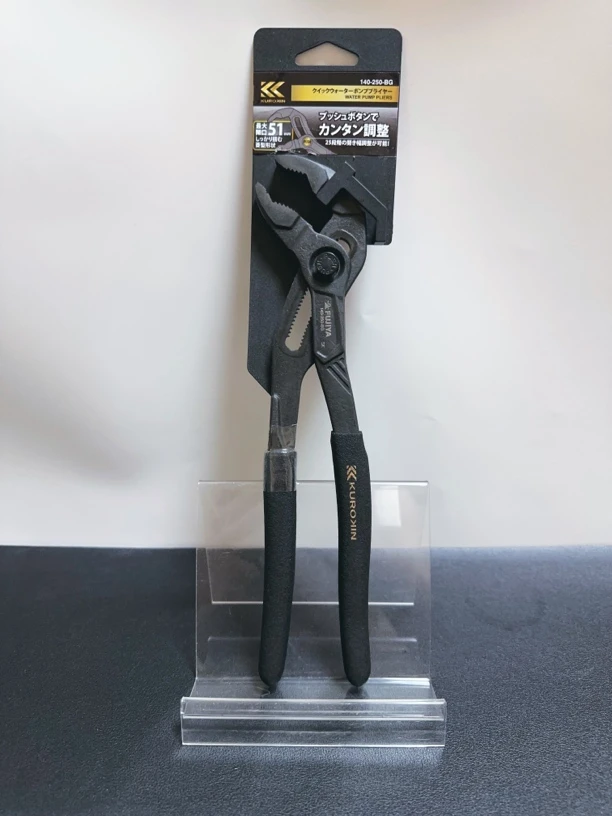 日本原装进口Fujiya黑金系列钳式扳手水泵扳手可快速拆卸的水泵钳