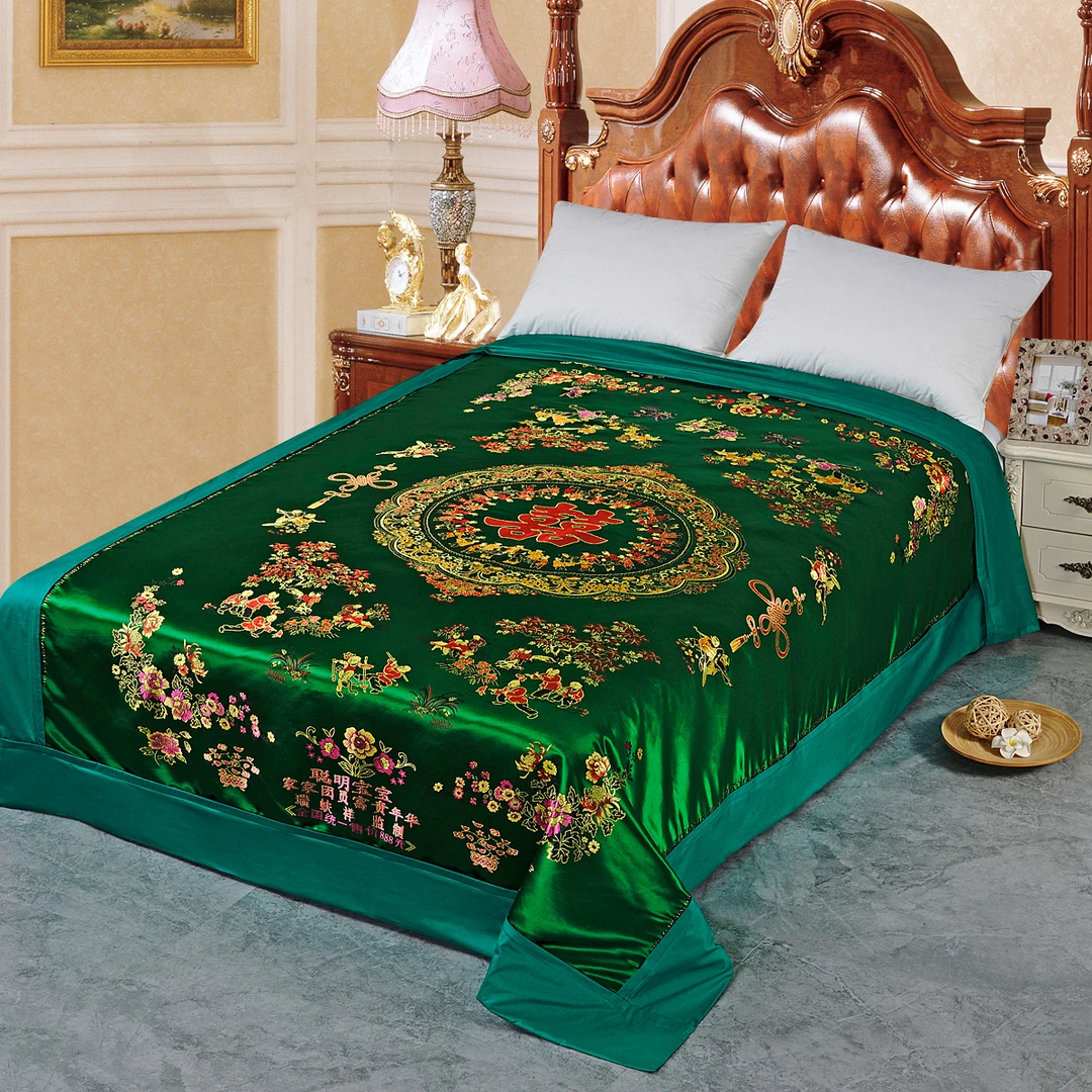 【被套】绿色圆团百子被套一个