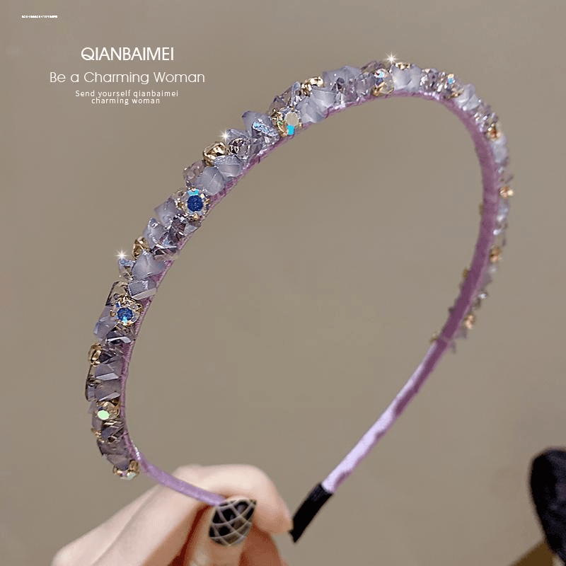 气质设计头箍发箍百搭韩版时尚个性千金春季名媛镶嵌小众法式