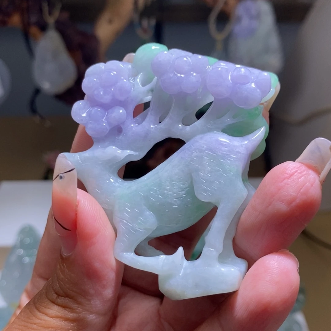【闪购商品】翡翠颈饰未镶嵌鹿