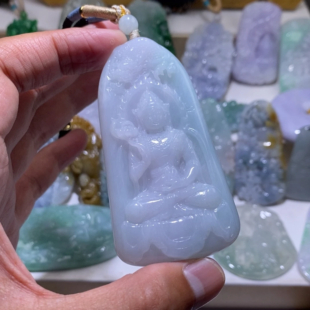 【闪购商品】翡翠颈饰未镶嵌大势至