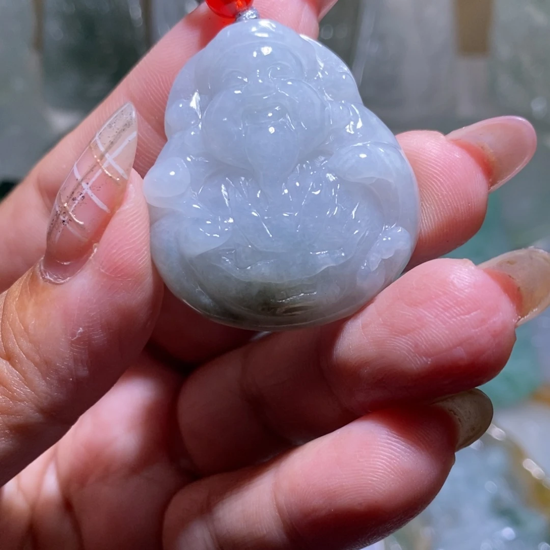【闪购商品】翡翠颈饰未镶嵌财神