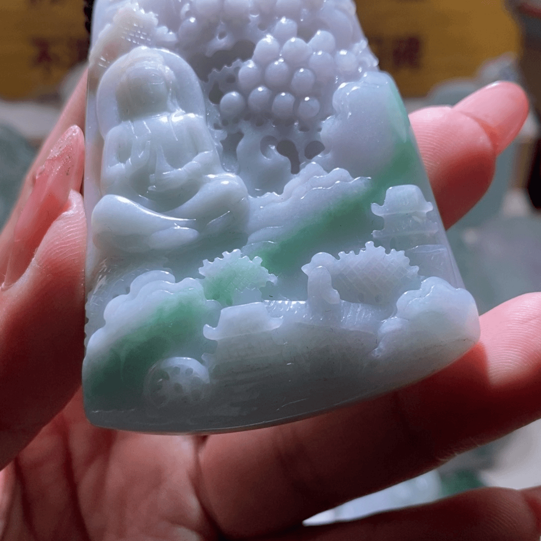 【闪购商品】翡翠颈饰未镶嵌观音