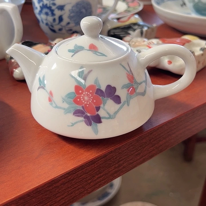 高温釉下彩细白瓷手绘320毫升