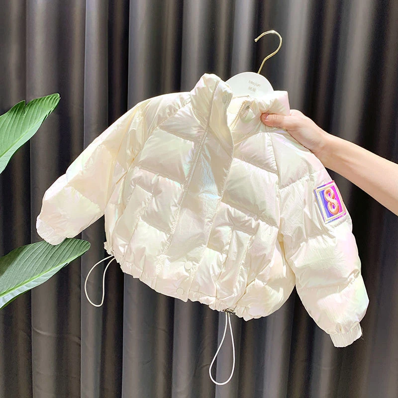 女童冬装棉服新款男童洋气棉袄冬季小童宝宝加厚外穿轻薄棉衣