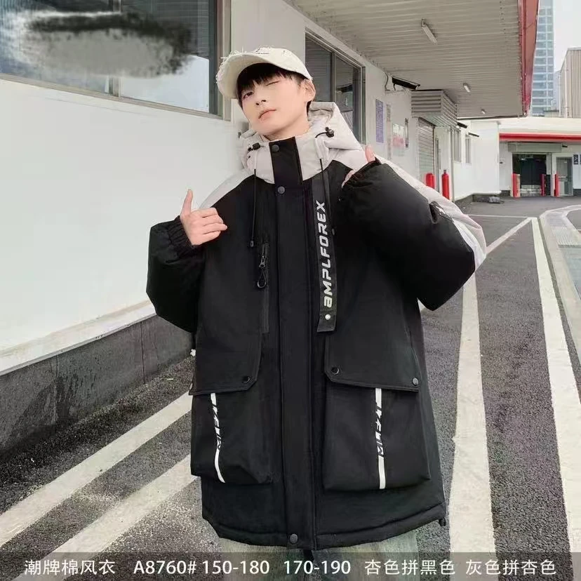 24830-黑】青少年潮品派克服