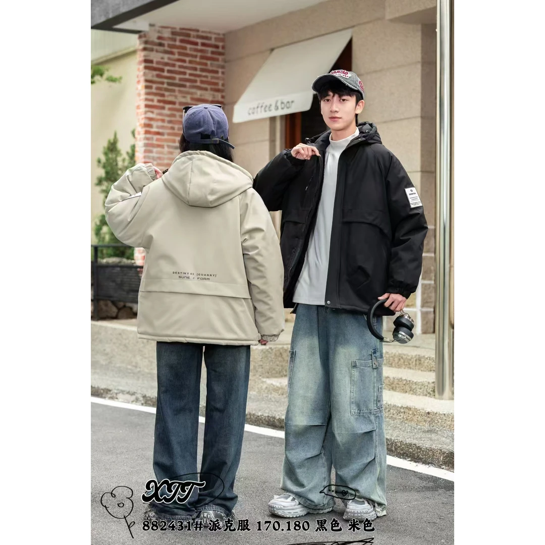 【882431-黑】青少年潮品派克服