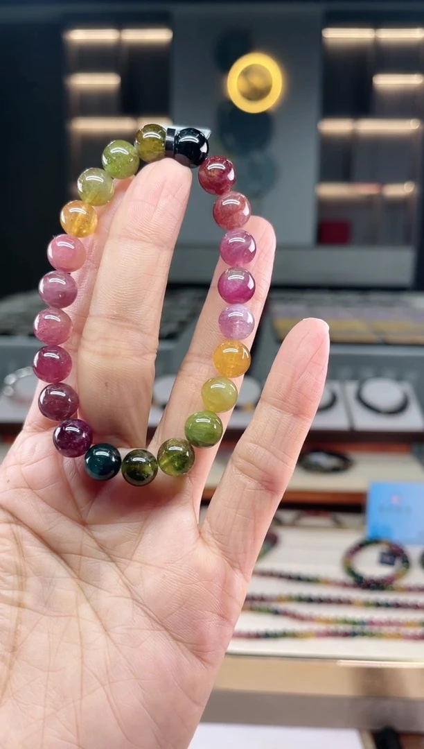 【闪购商品】碧玺单圈手串未镶嵌（多样性发一条）Q