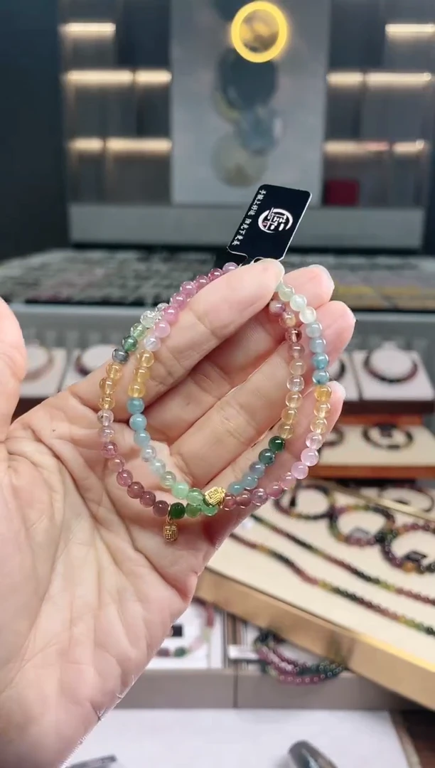 【闪购商品】碧玺单圈手串未镶嵌(多样性发一条)Q