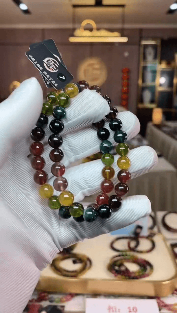 【闪购商品】碧玺单圈手串8mm+未镶嵌（多样性发一条）