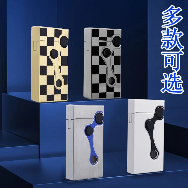 创意双火转换防风打火机充气新款潮流男士高档个性送男友礼物