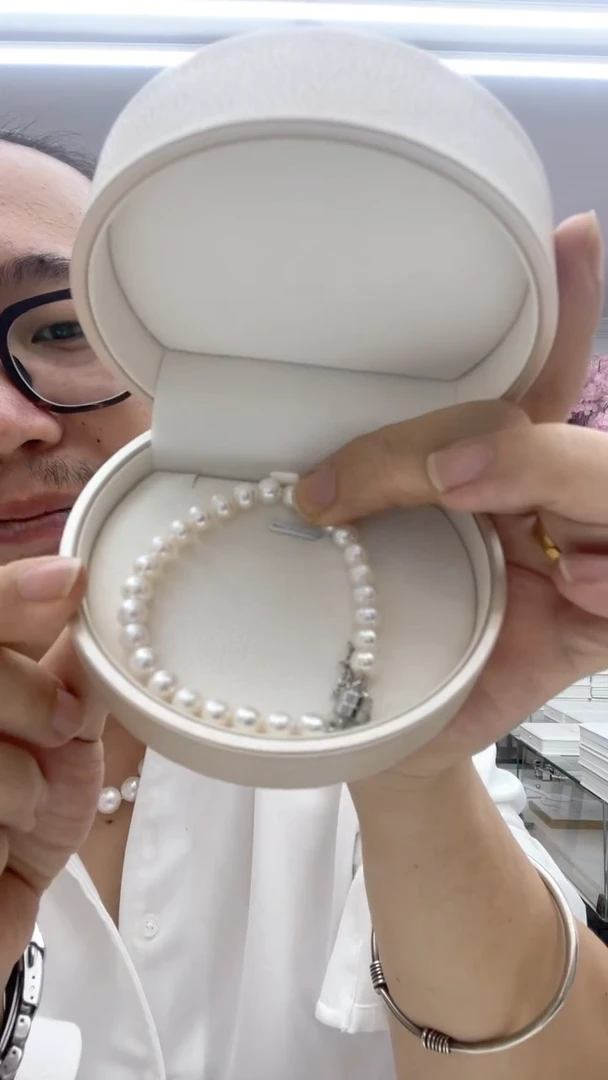 【闪购商品】淡水珍珠颈饰未镶嵌磁吸手链