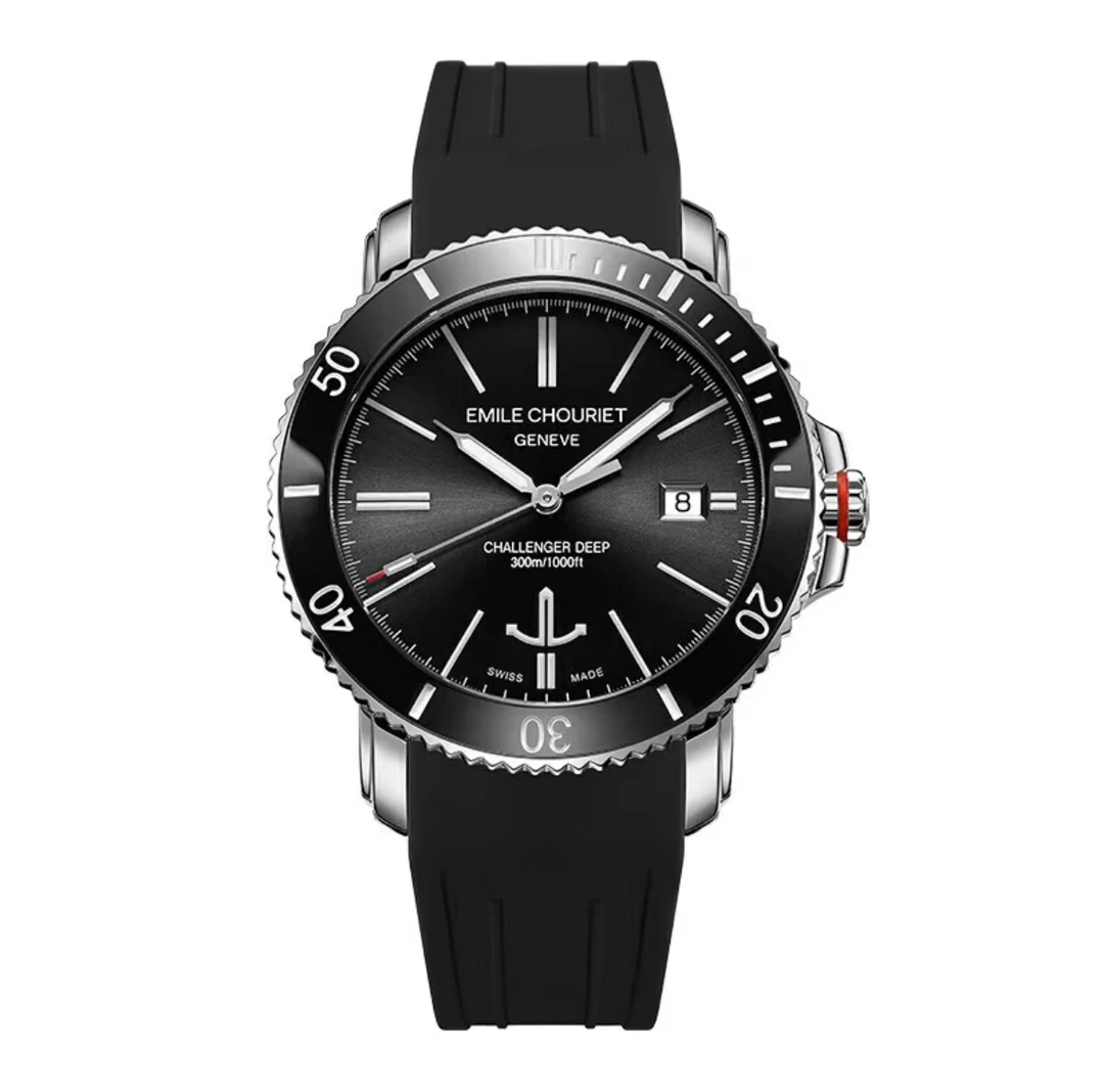 未使用 EmileChouriet/艾米龙 挑战者/自动机械表/表径42.5/全套