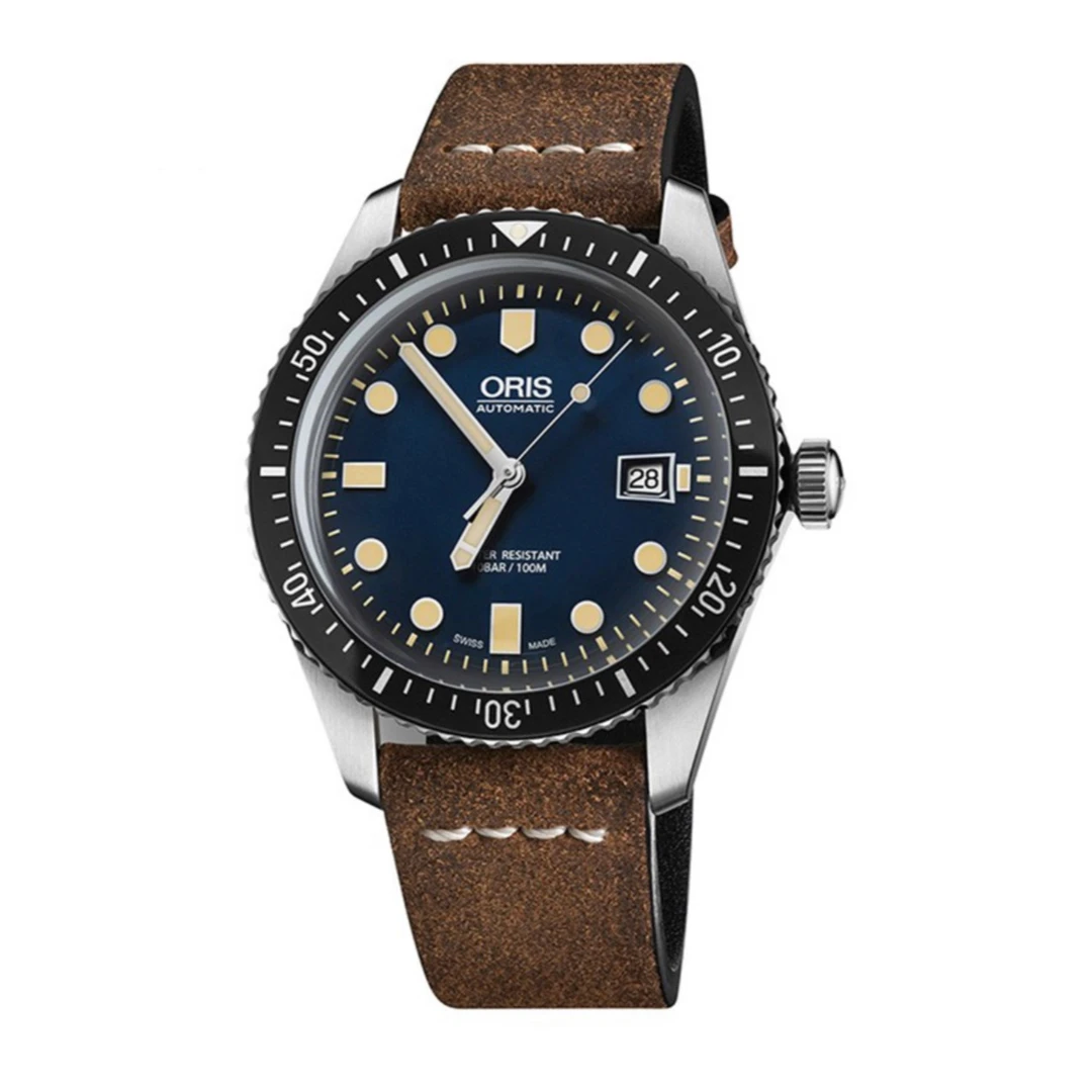 99新 Oris/豪利时 高盛/潜水/公价16800/保卡说明书/42MM
