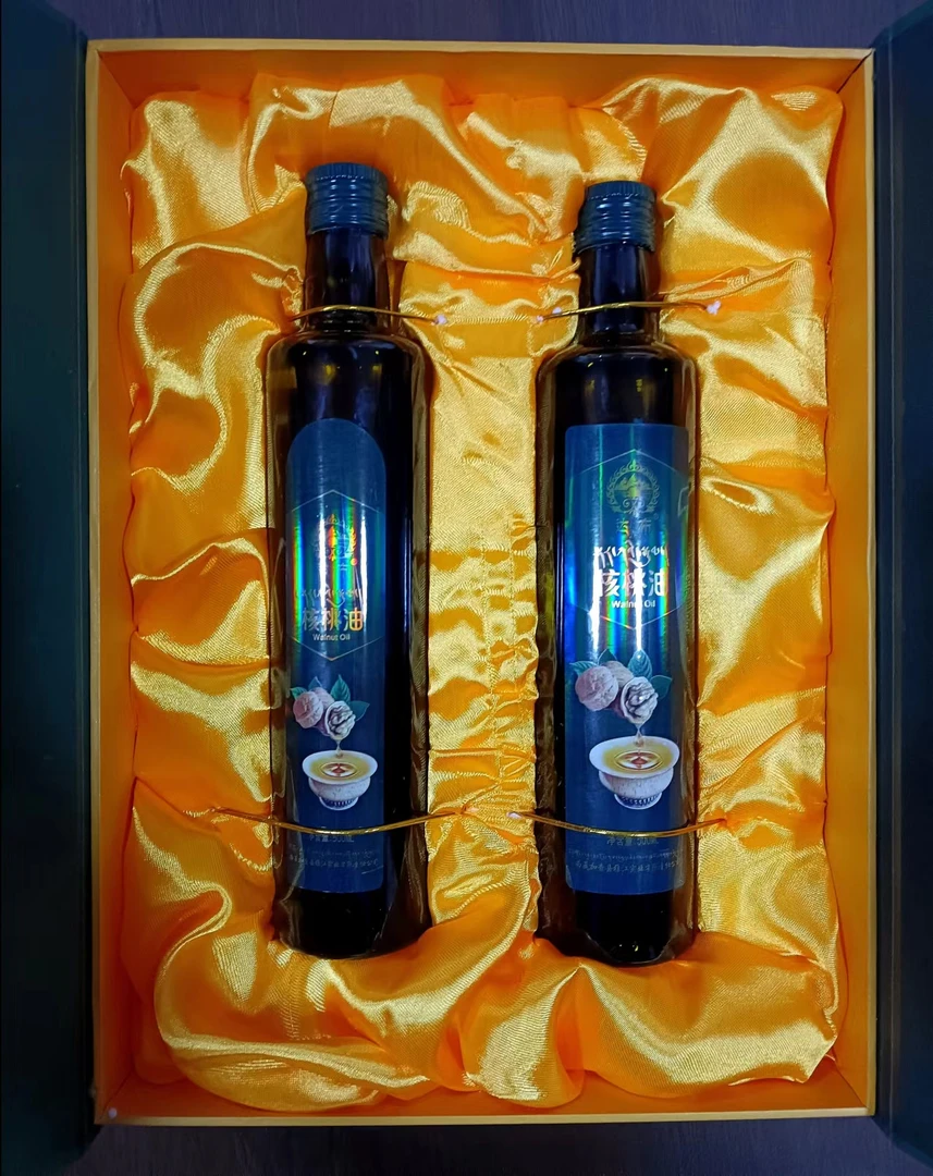 核桃油 西藏山南加查核桃油 礼盒装(500ml*2瓶)