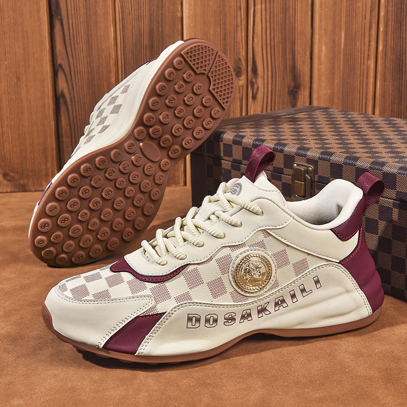 【镇店之宝】轻奢高定皮面透气情侣百搭时尚休闲跑步舒适轻奢男女鞋