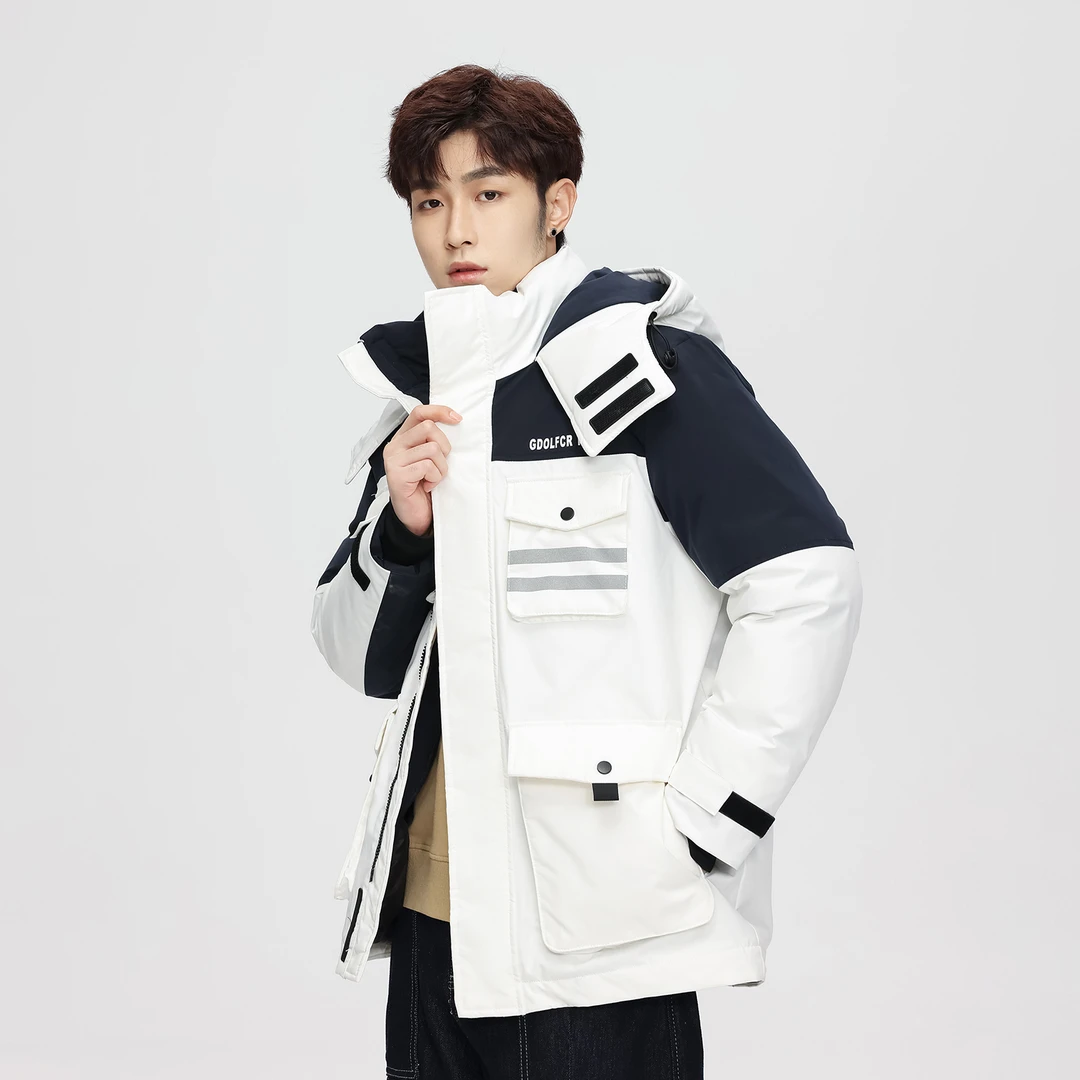 【琨】冬季新款新国标90白鸭绒情侣款羽绒服N88