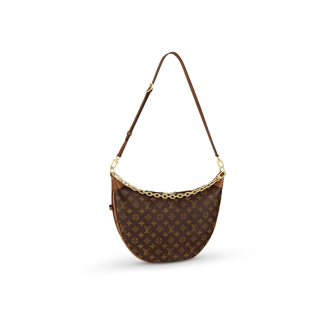 未使用 LouisVuitton/路易威登 Loop Hobo经典老花单肩斜挎包