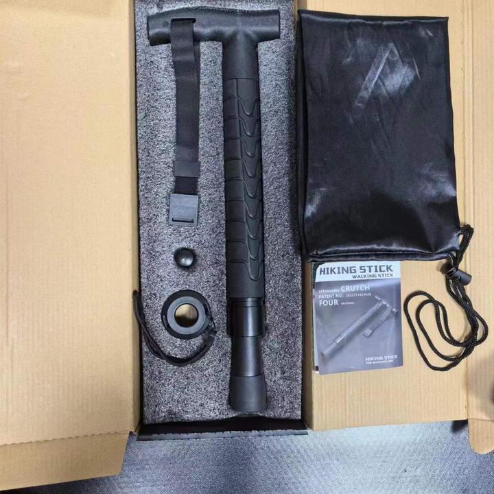 多功能战术登山拐杖