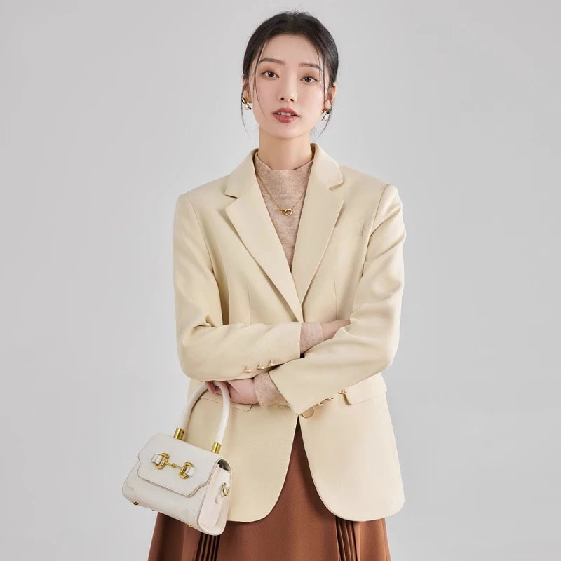 休闲西装外套女春秋2025新款韩版小个子设计感小众西服上衣高级感