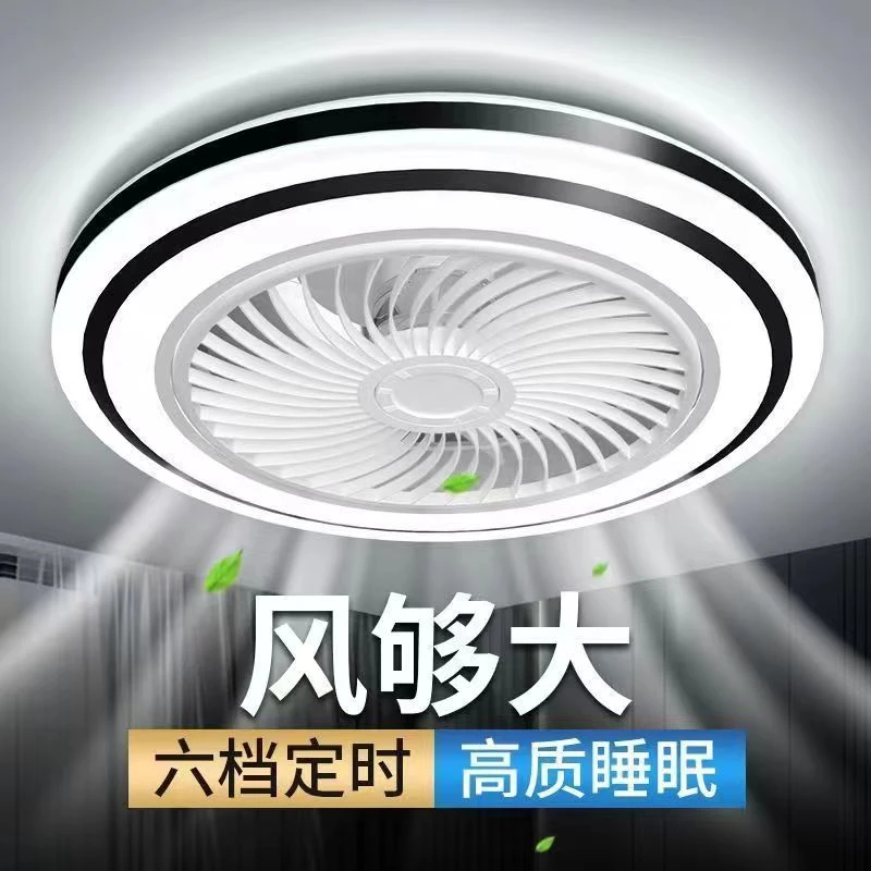 E27螺口多功能遥控卧室风扇吊灯一体厨房电风扇家用餐厅吊扇