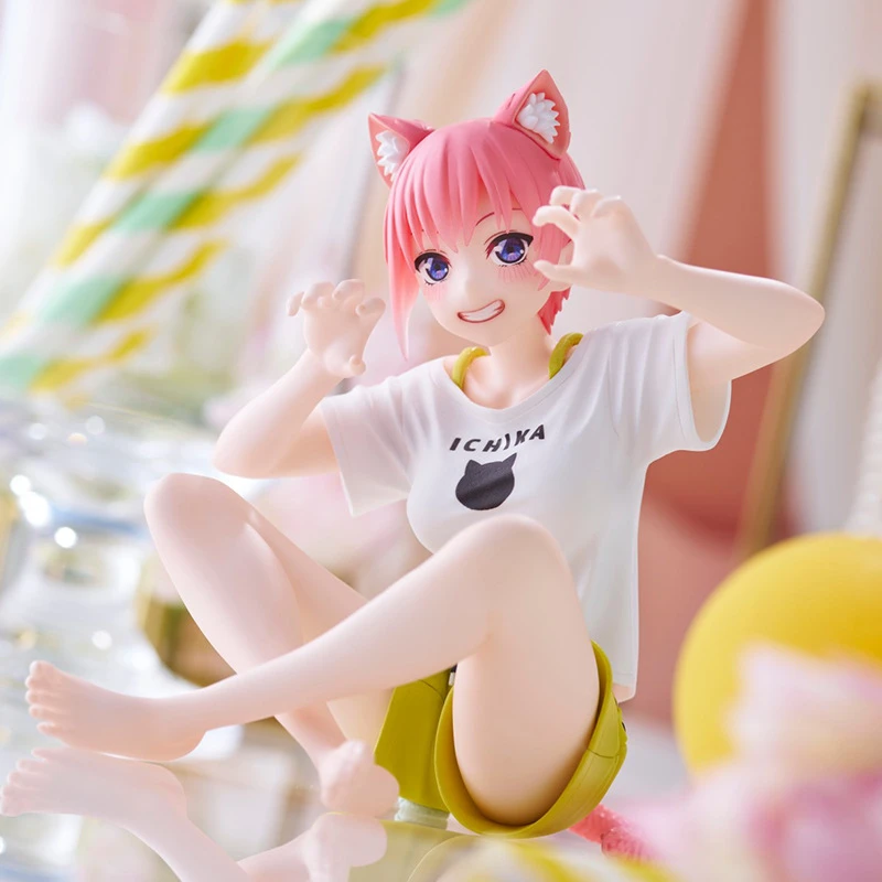 五等分的花嫁动漫手办 中野一花摆件 猫耳娘二次元制服美少女手办