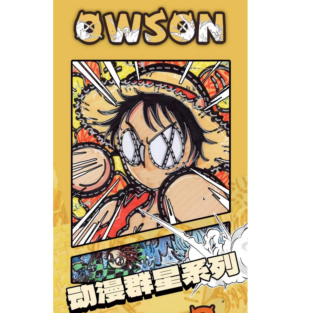 【集画家】WAIWAI艺术家《OWSON动漫》系列2.5弹版画盲盒 一张