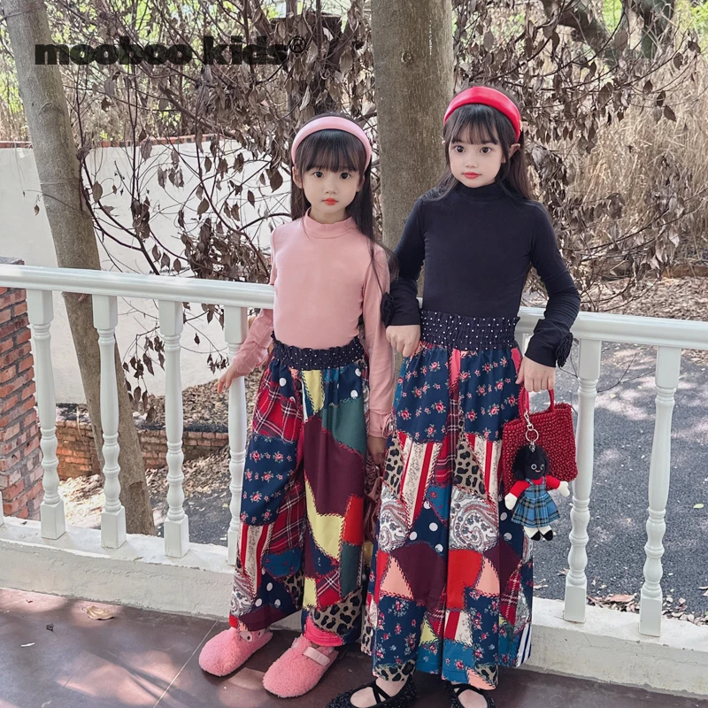 好看百搭套装修身儿童夏季洋气打底衫+日系时髦感爆棚高腰花裤子