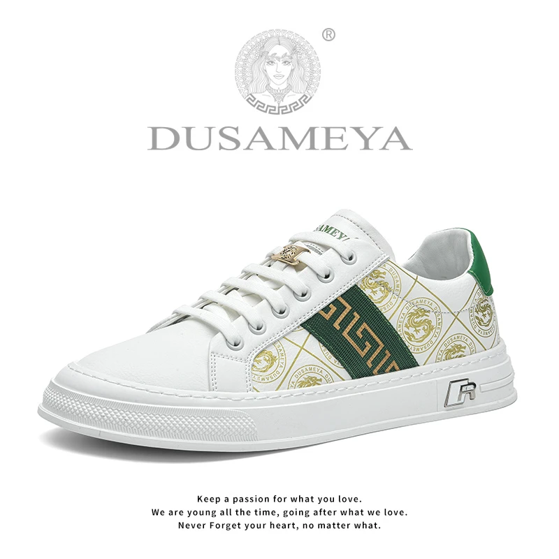 DUSAMEYA/杜莎米娅男女轻奢百搭时尚潮流休闲运动潮鞋低帮板鞋