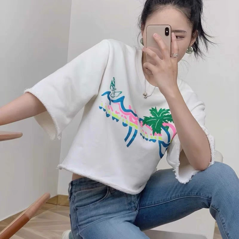 全新未使用 GUCCI/古驰 夏威夷短袖T恤