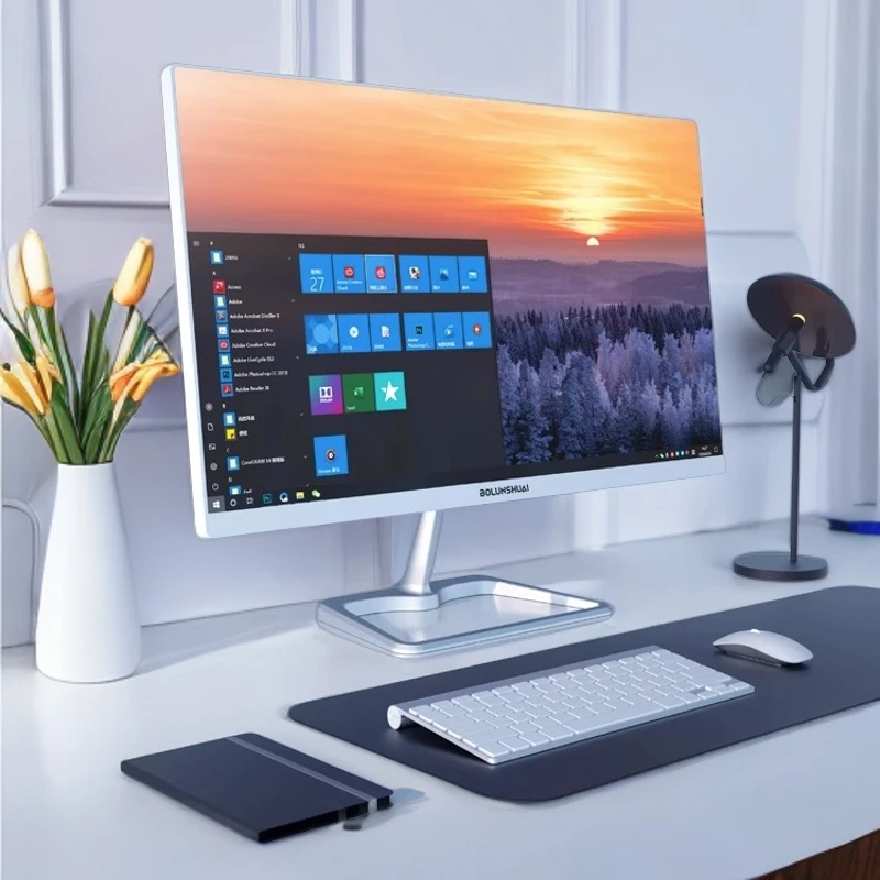 i7高配24一体机电脑主独显台式整机4核商务办公家用游戏27吃鸡I5