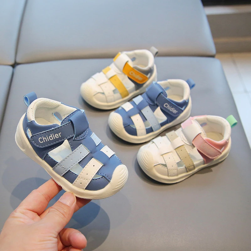 夏季儿童凉鞋机能鞋防滑软底婴幼儿1-3岁男女宝宝鞋子学步鞋包头2