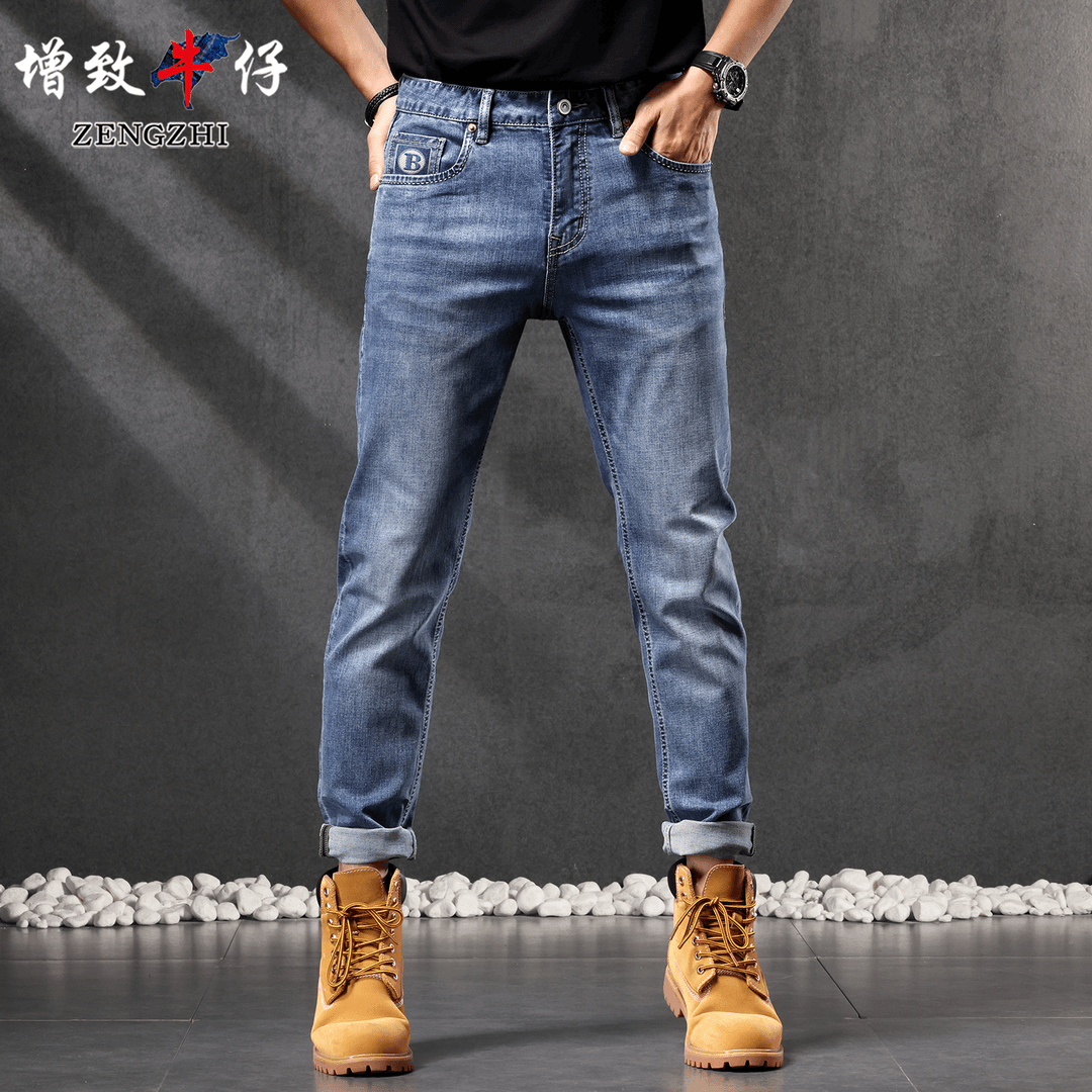 ZENGZHI/增致牛仔9170新款男牛仔裤子百搭宽松休闲直筒牛仔裤男士