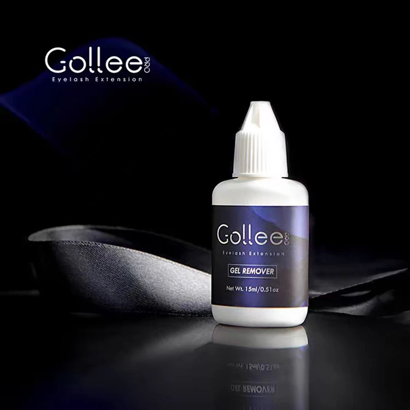 gollee专业卸除嫁接睫毛卸胶啫喱温和快速卸除种植假睫毛解胶剂