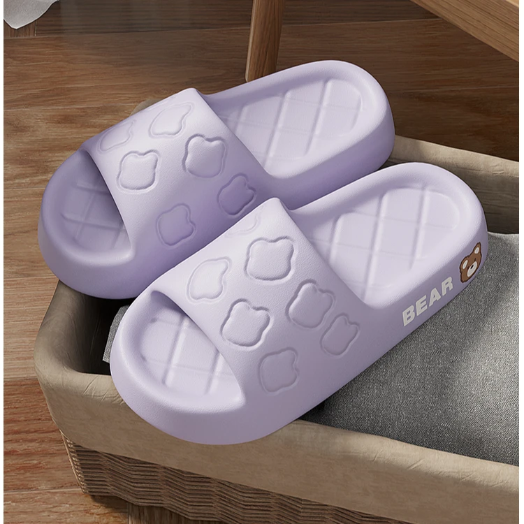 女生夏季外穿软底凉拖鞋时尚新款家居防滑防臭拖鞋卡通浴室凉拖鞋