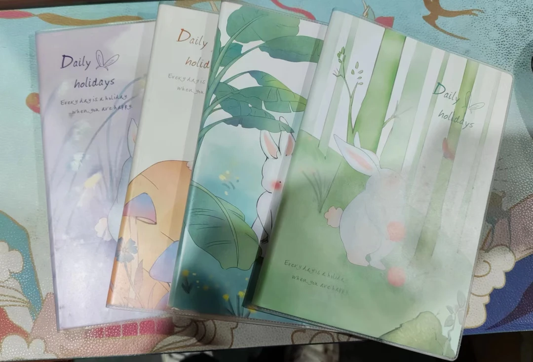 森木a5胶套笔记本作业本（封面随发4本）