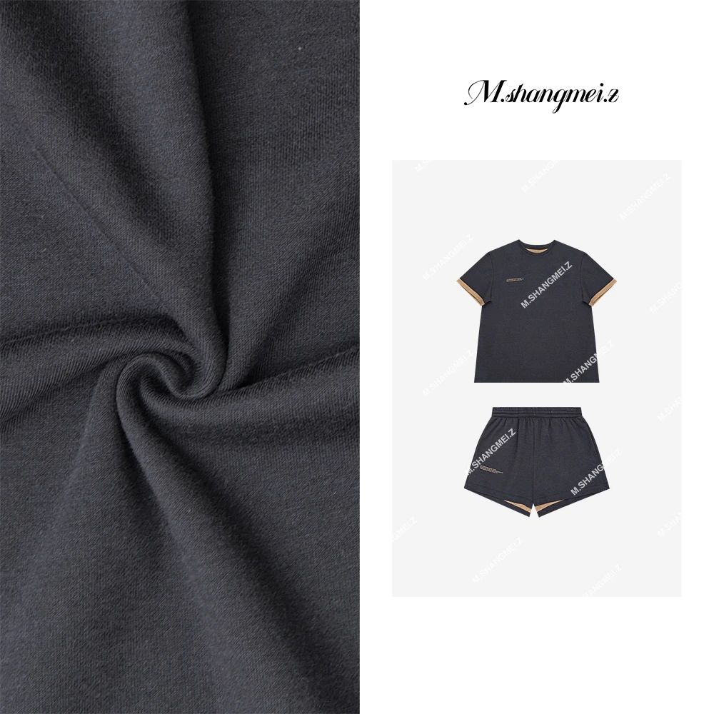 M.SHANGMEI.Z/沐熙美大哥休闲户外夏季时尚薄款短袖裤套装x040297