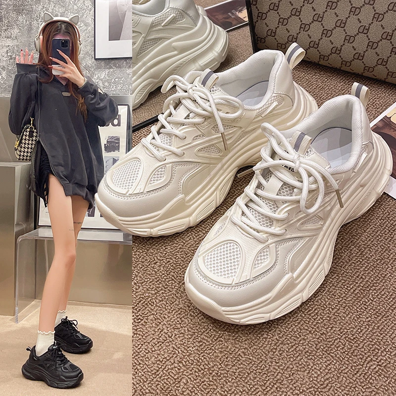 秋冬季回力休闲鞋时尚老爹鞋女ins网红潮超火韩版厚底运动薄款单
