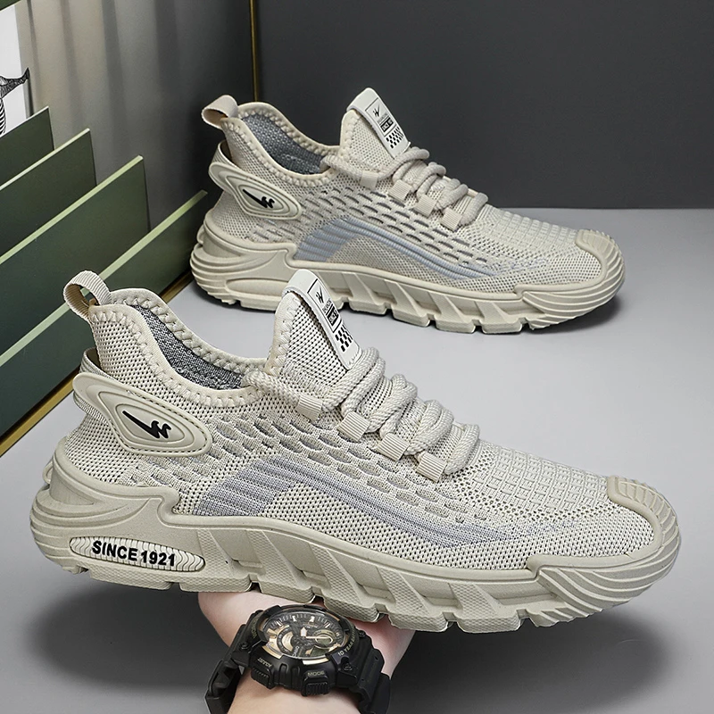 双星男鞋夏季新款透气网面软底运动休闲网鞋百搭跑步椰子薄款潮鞋