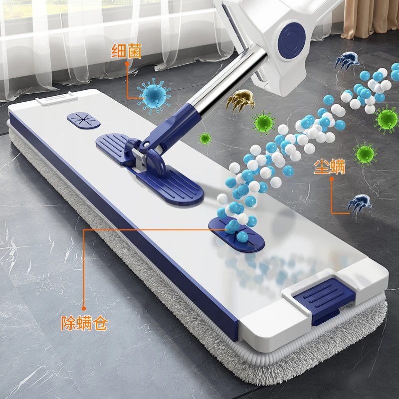 免手洗拖布免手洗平拖家用大号吸水两用多功能拖地除螨干湿砖地