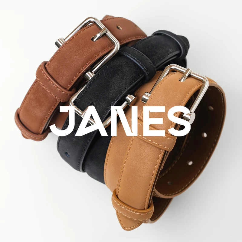 简约潮流反绒牛皮女士真皮腰带装饰牛仔裤西裤复古时尚牛皮皮带女