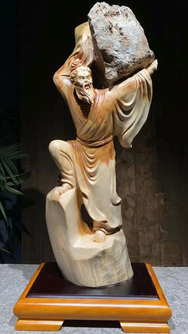 愚公移山家居摆件长30宽20高60