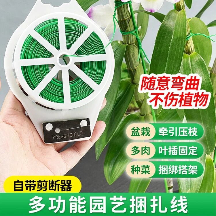 花草绿植园艺捆扎线养花绿植固定必备阳台户外种植-L
